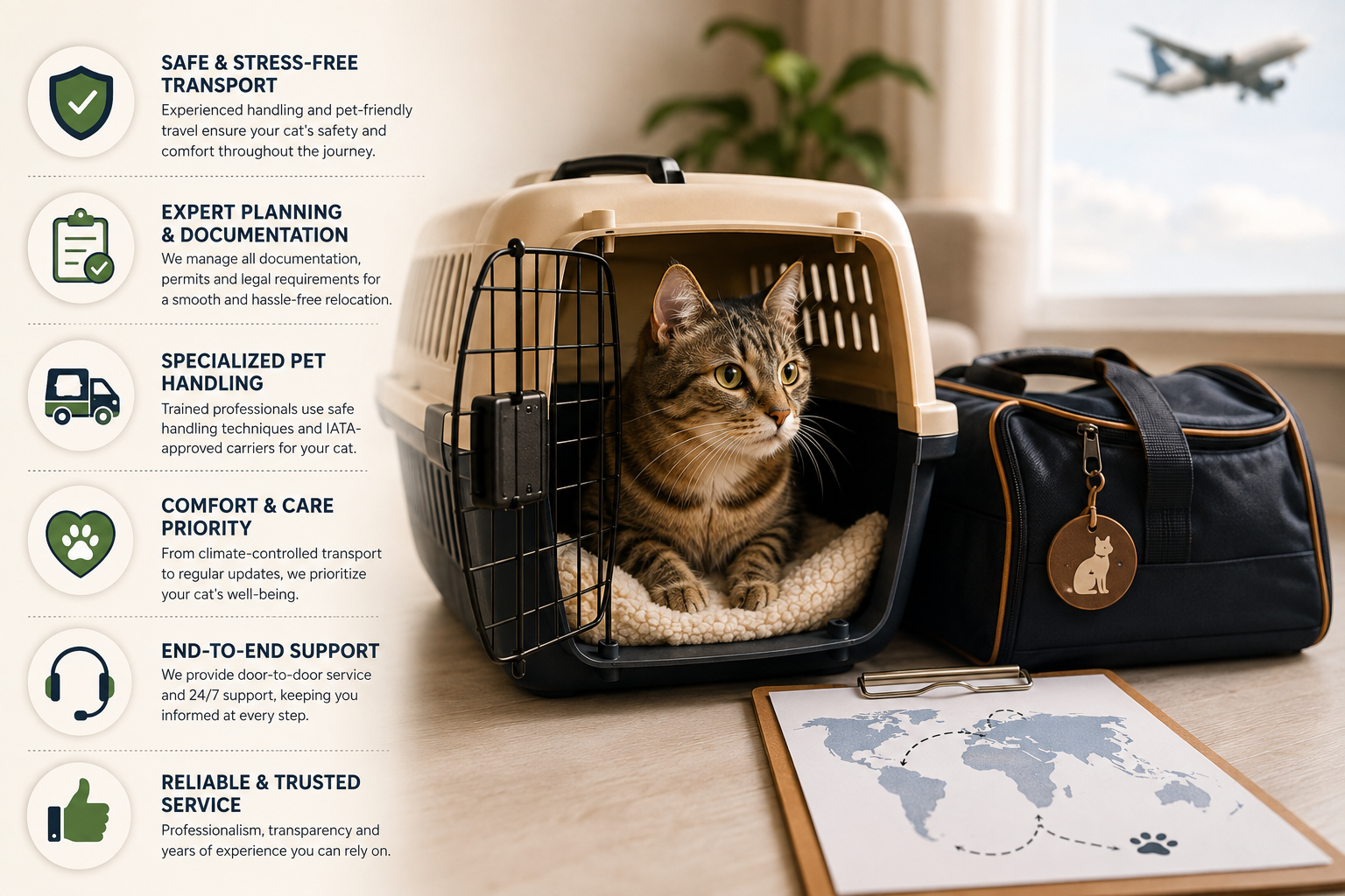 Benefits of Professional Cat Relocation Services